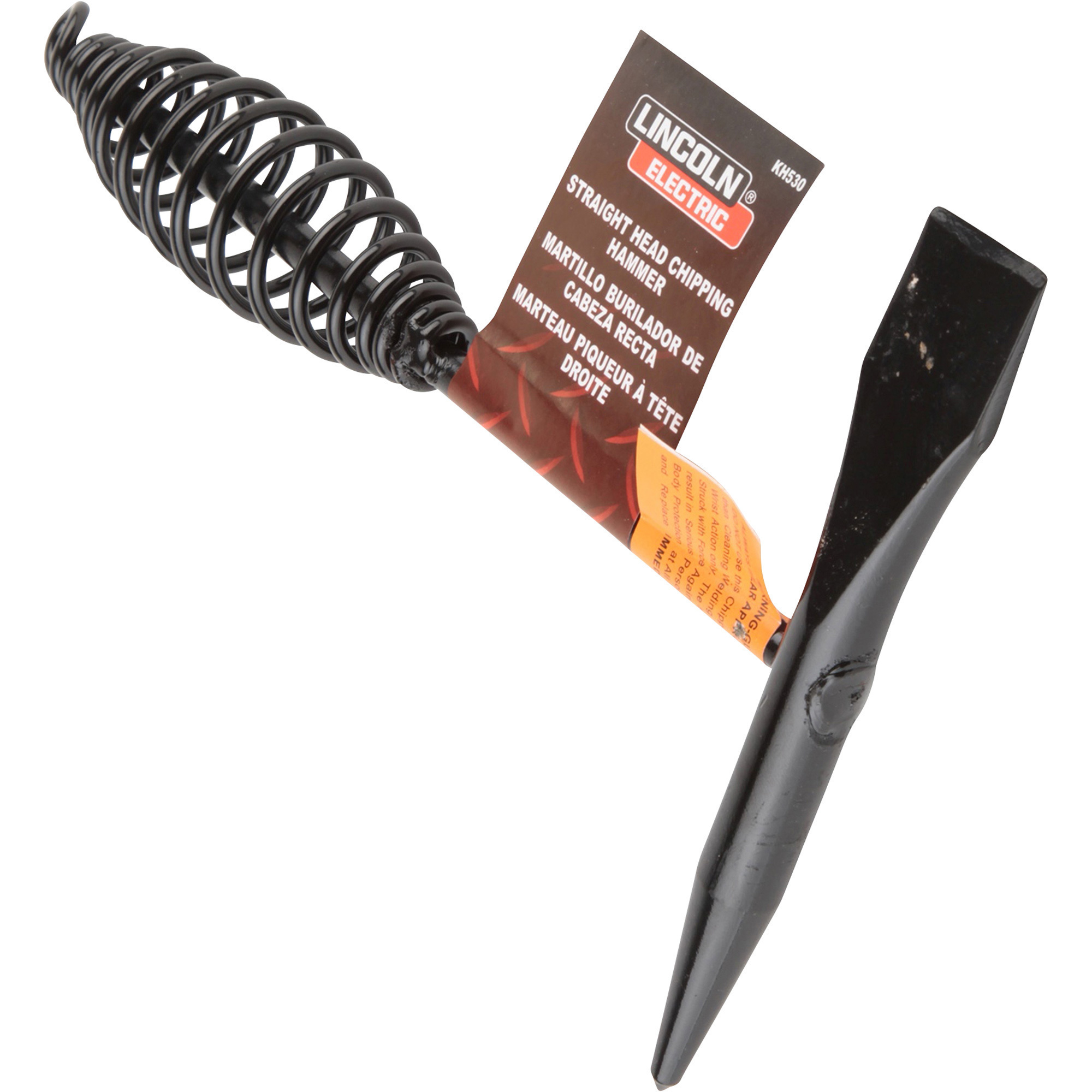 Lincoln Electric Straight-Head Chipping Hammer, 6in. x 10in. x 2in., Model# KH530